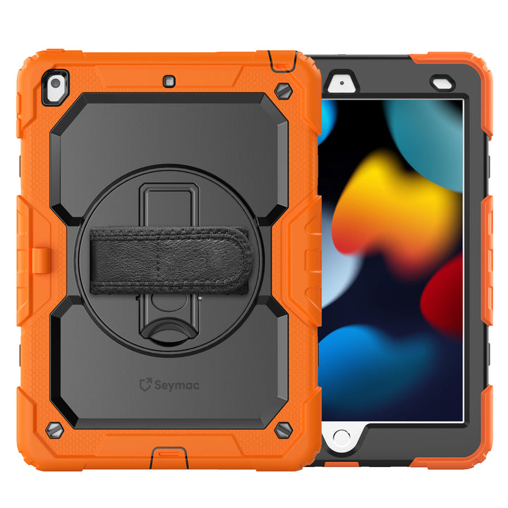 SEYMAC iPad 10.2 Inch Case (2019/2020/2021)-Silicone-S Series-Black-SEYMAC