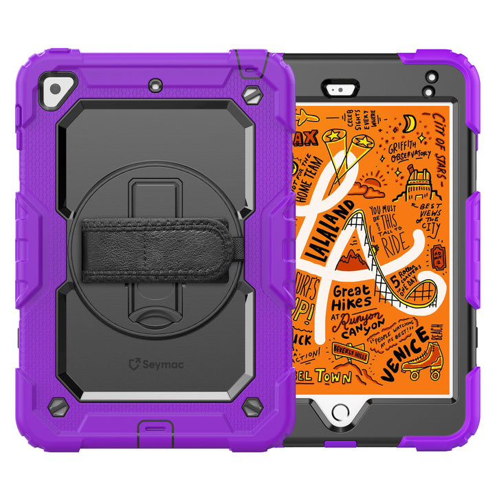 SEYMAC iPad Mini 4th/5th Gen 7.9 Inch Case (2015&2019)-Silicone-S Series-Black-SEYMAC