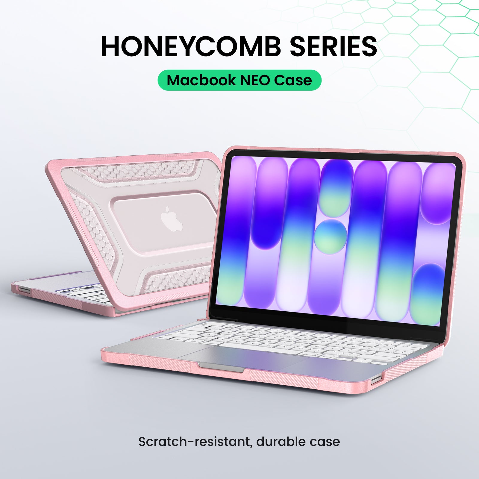 Macbook Neo 13-Inch Honeycomb Protection Case with Lightweight Design