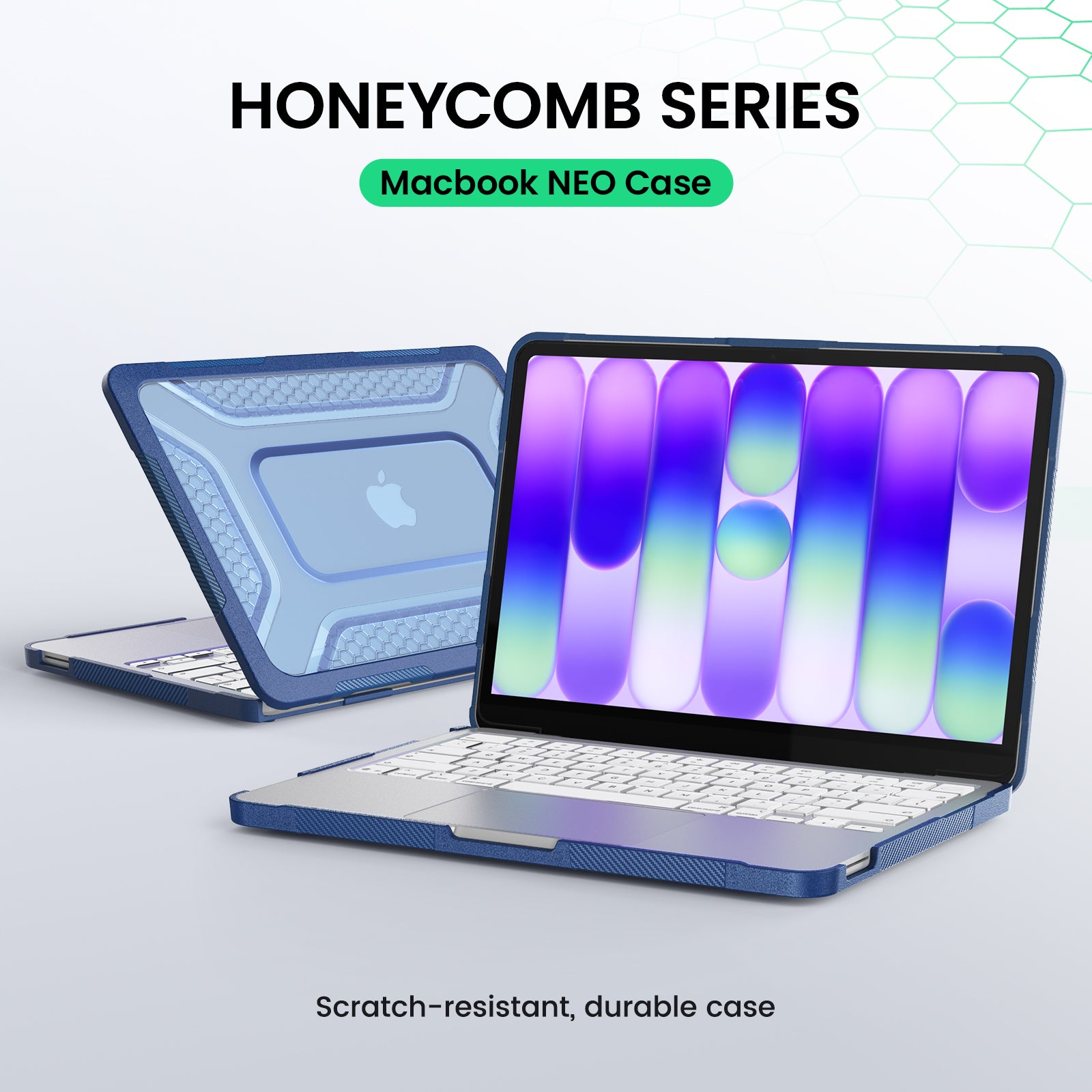 Macbook Neo 13-Inch Honeycomb Protection Case with Lightweight Design