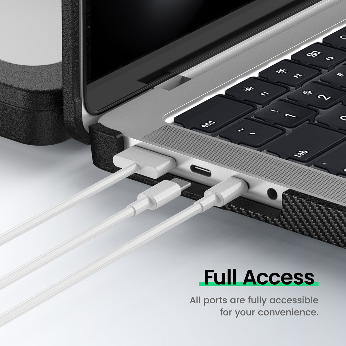 MacBook Pro 14-Inch M5/M4/M3/M2/M1 Honeycomb Protection Case with Lightweight Design,Black-t4option0_0