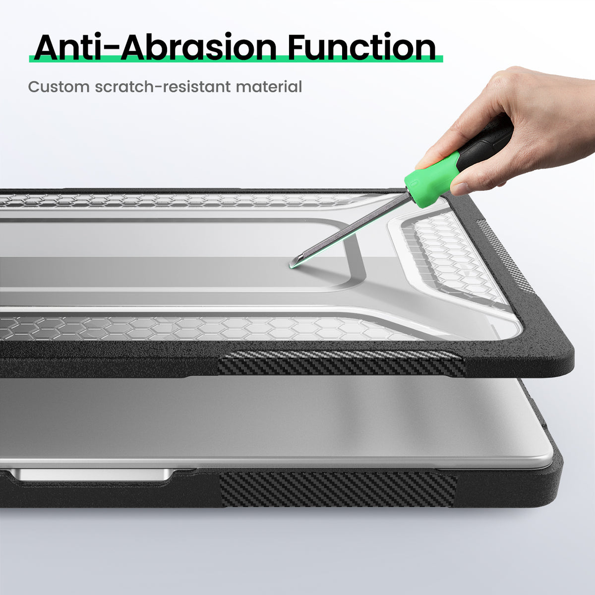 MacBook Pro 14-Inch M5/M4/M3/M2/M1 Honeycomb Protection Case with Lightweight Design,Black-t4option0_0