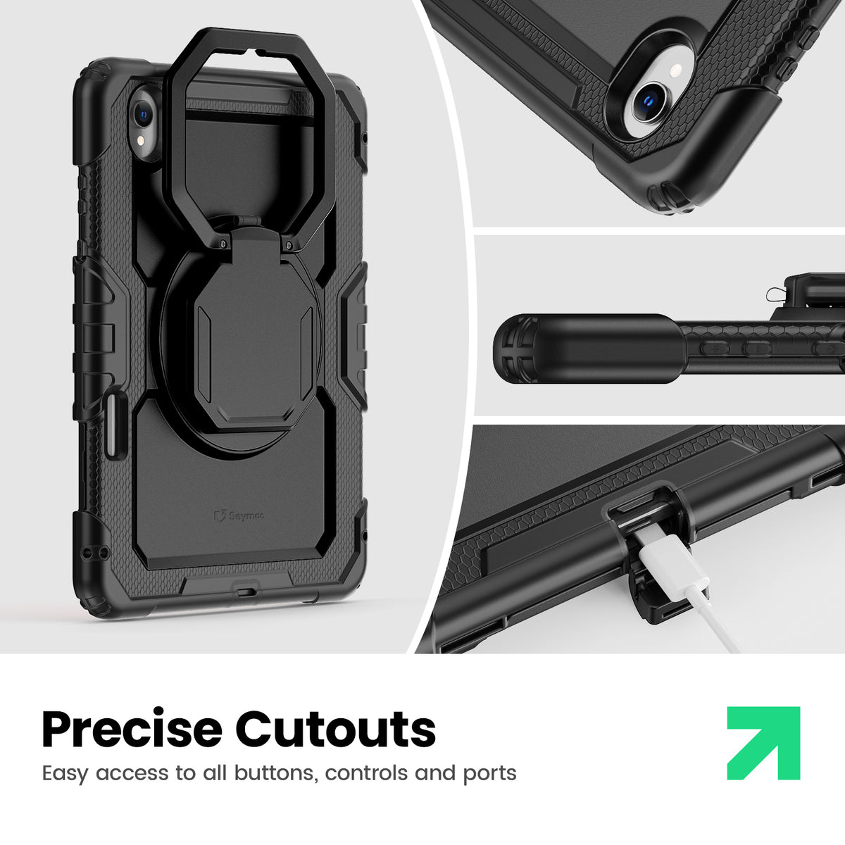 Samsung Galaxy Tab S11 11-Inch Rugged Case with 360° Rotating Hand Grip