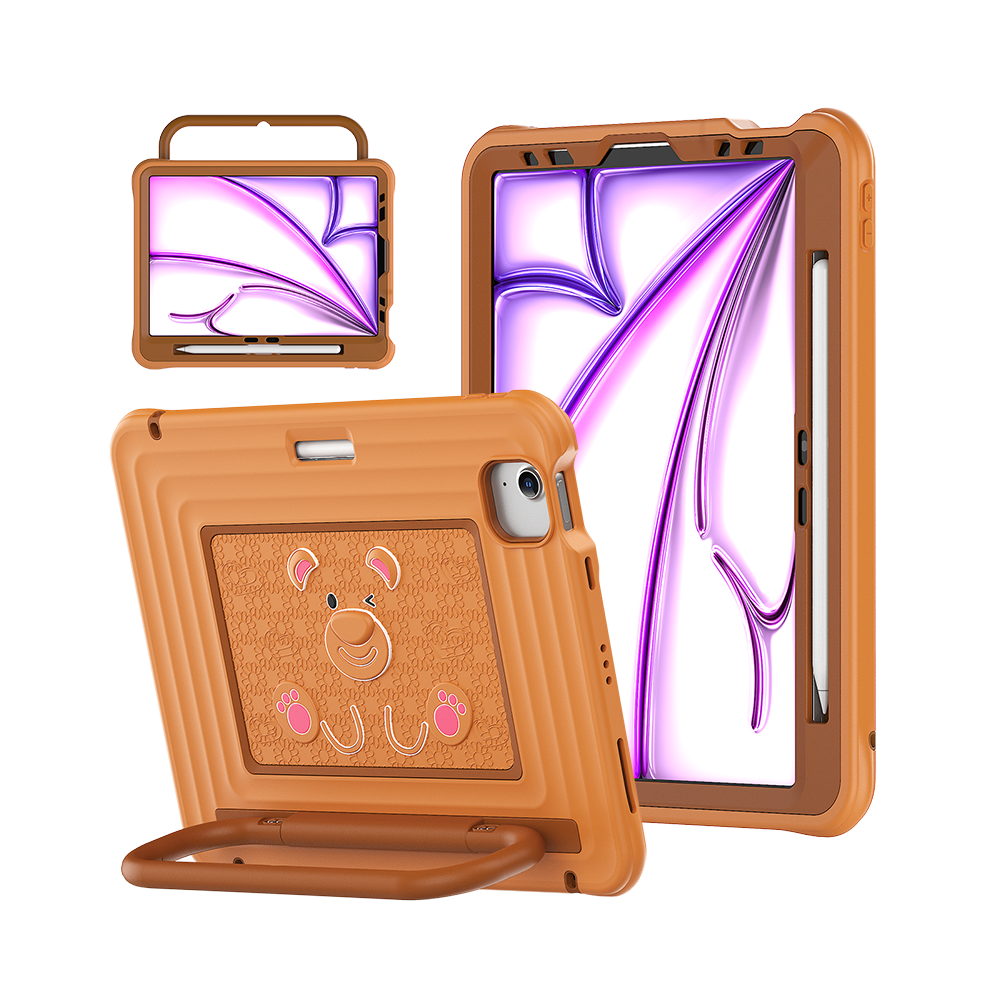 Kids Tablet Case for iPad Air 11-inch (M2/M3/M4), Ginger - t4option0_3