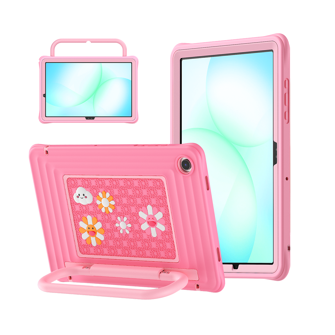 Samsung Galaxy Tab A11+ Kids Tablet Case - Shockproof Handle Stand Cover,Indigo-t4option0_4