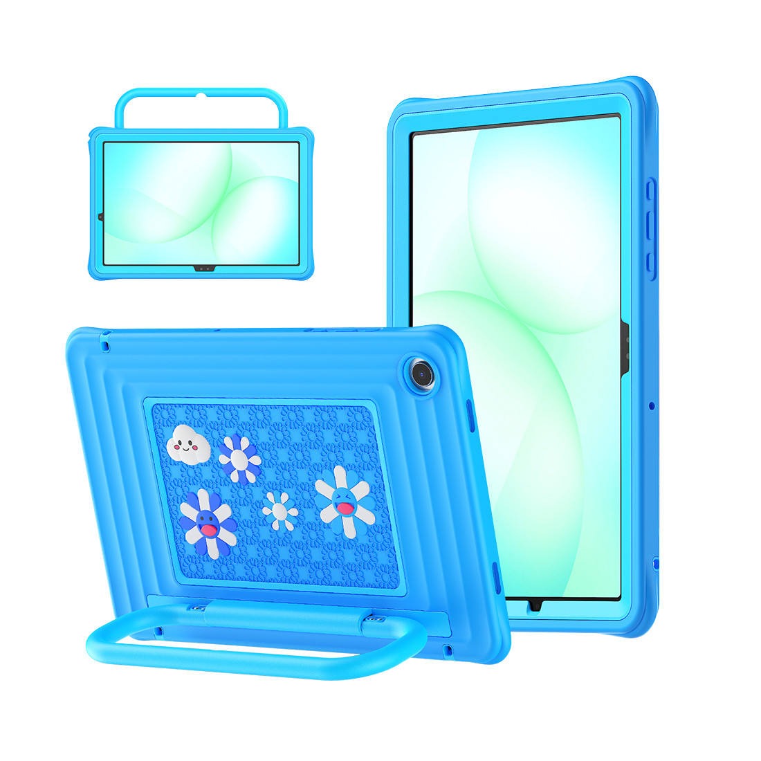 Samsung Galaxy Tab A11+ Kids Tablet Case - Shockproof Handle Stand Cover,Indigo-t4option0_1