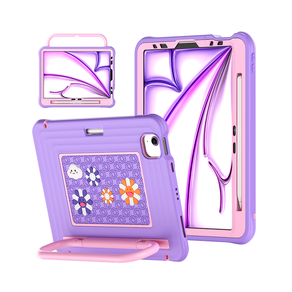 Kids Tablet Case for iPad Air 11-inch (M2/M3/M4), Violet - t4option0_2