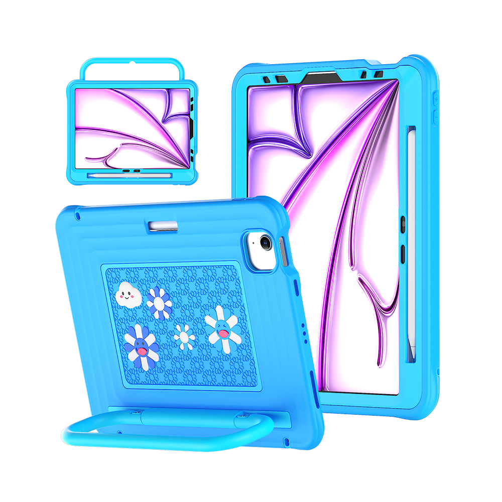 Kids Tablet Case for iPad Air 11-inch (M2/M3/M4),Highlighter Blue-t4option0_0