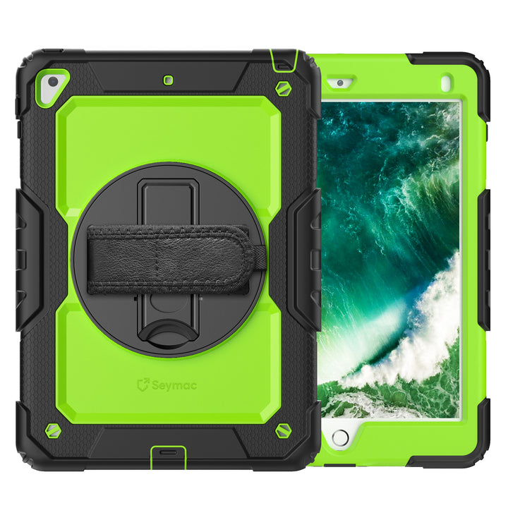 SEYMAC iPad Pro 9.7 Inch Case (2016)-Silicone-S Series-Black-SEYMAC