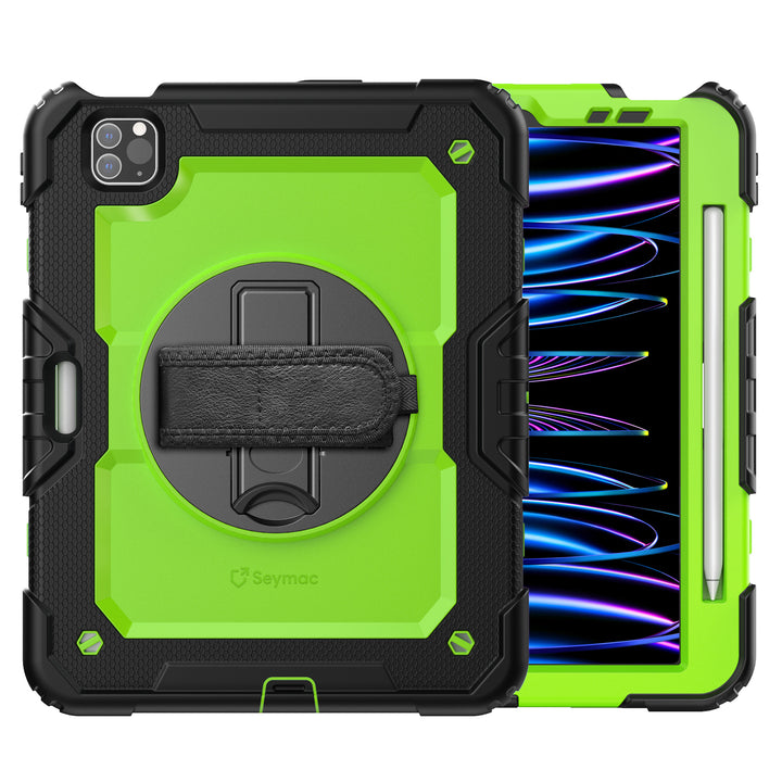 SEYMAC iPad Pro 11 Inch Case (2018-2022)-Silicone-S Series-Black-SEYMAC