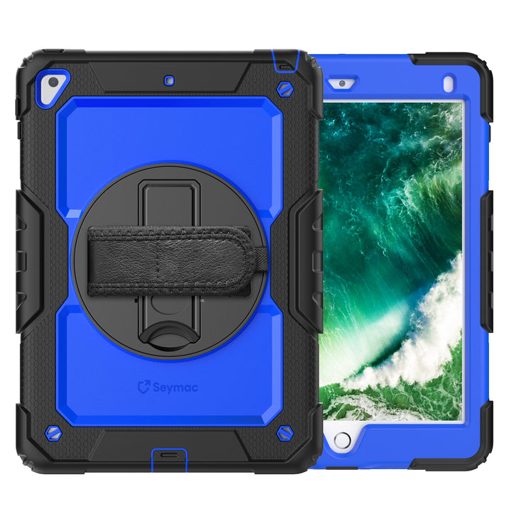 SEYMAC iPad Pro 9.7 Inch Case (2016)-Silicone-S Series-Black-SEYMAC