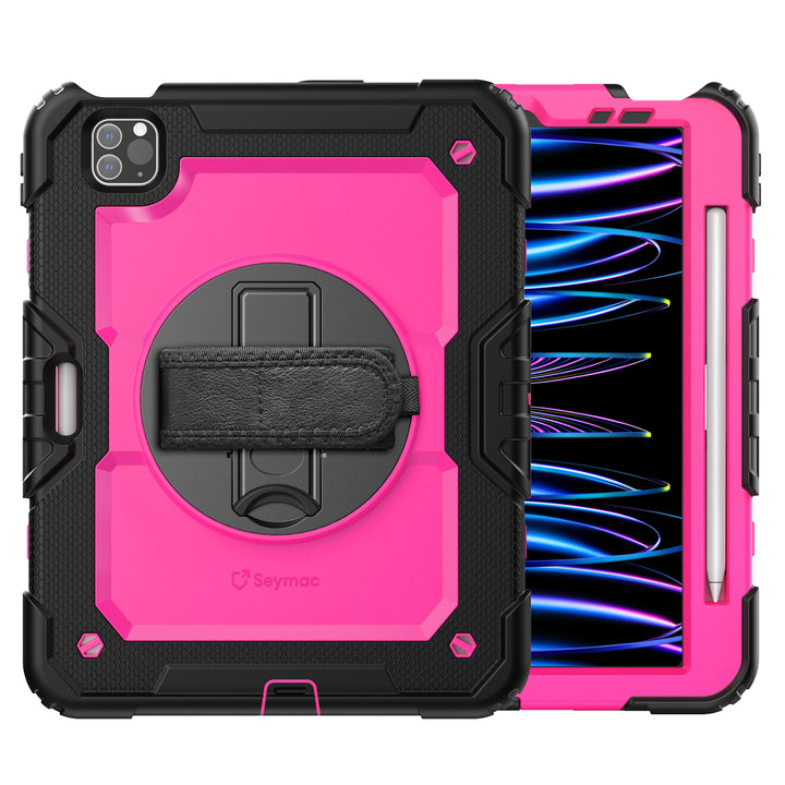 SEYMAC iPad Pro 11 Inch Case (2018-2022)-Silicone-S Series-Black-SEYMAC