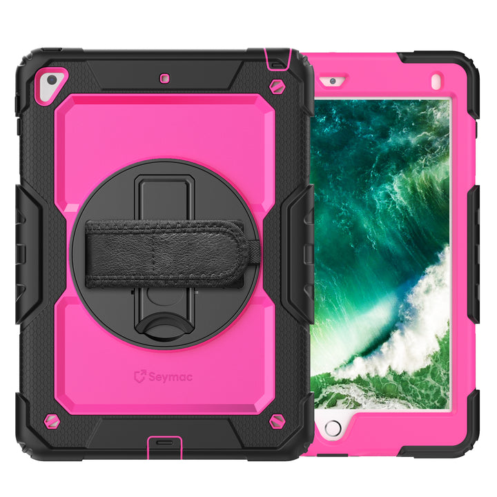 SEYMAC iPad Pro 9.7 Inch Case (2016)-Silicone-S Series-Black-SEYMAC