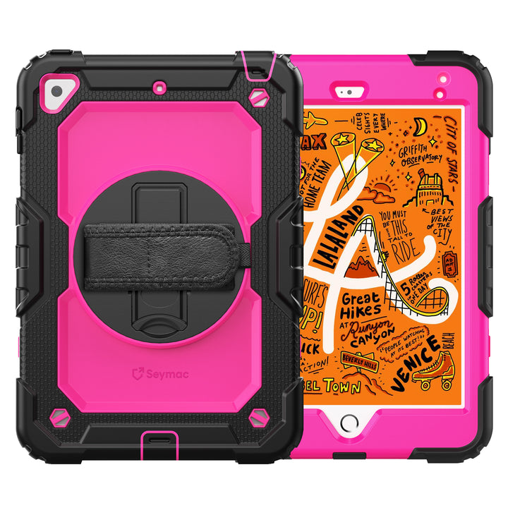 SEYMAC iPad Mini 4th/5th Gen 7.9 Inch Case (2015&2019)-Silicone-S Series-Black-SEYMAC