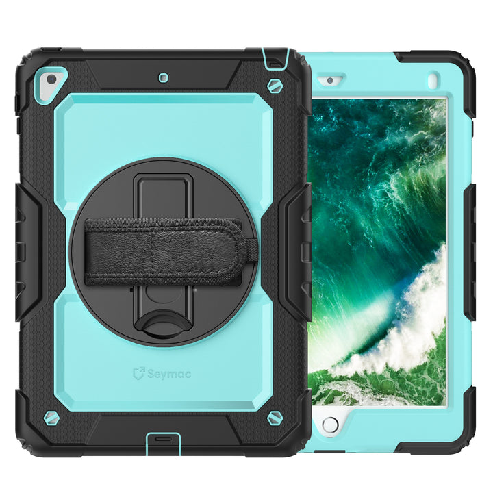 SEYMAC iPad Pro 9.7 Inch Case (2016)-Silicone-S Series-Black-SEYMAC