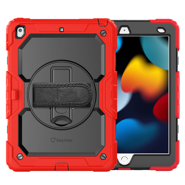 SEYMAC iPad 10.2 Inch Case (2019/2020/2021)-Silicone-S Series-Black-SEYMAC
