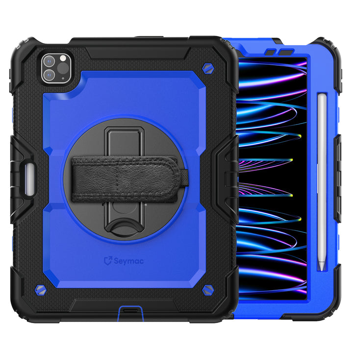 SEYMAC iPad Pro 11 Inch Case (2018-2022)-Silicone-S Series-Black-SEYMAC