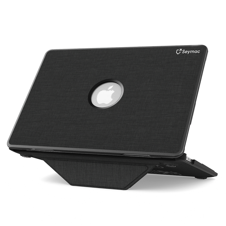 SEYMAC Macbook Air 13 Inch Case (2018-2020)-Fabric Series 2.0-Black