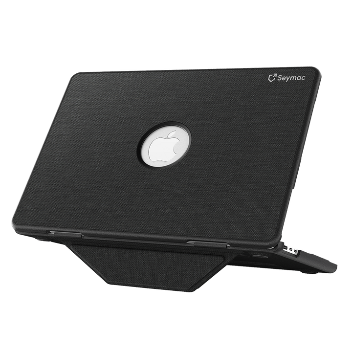 SEYMAC Macbook Air 13.6 Inch Case (2022/2024)-Fabric Series 2.0-Black