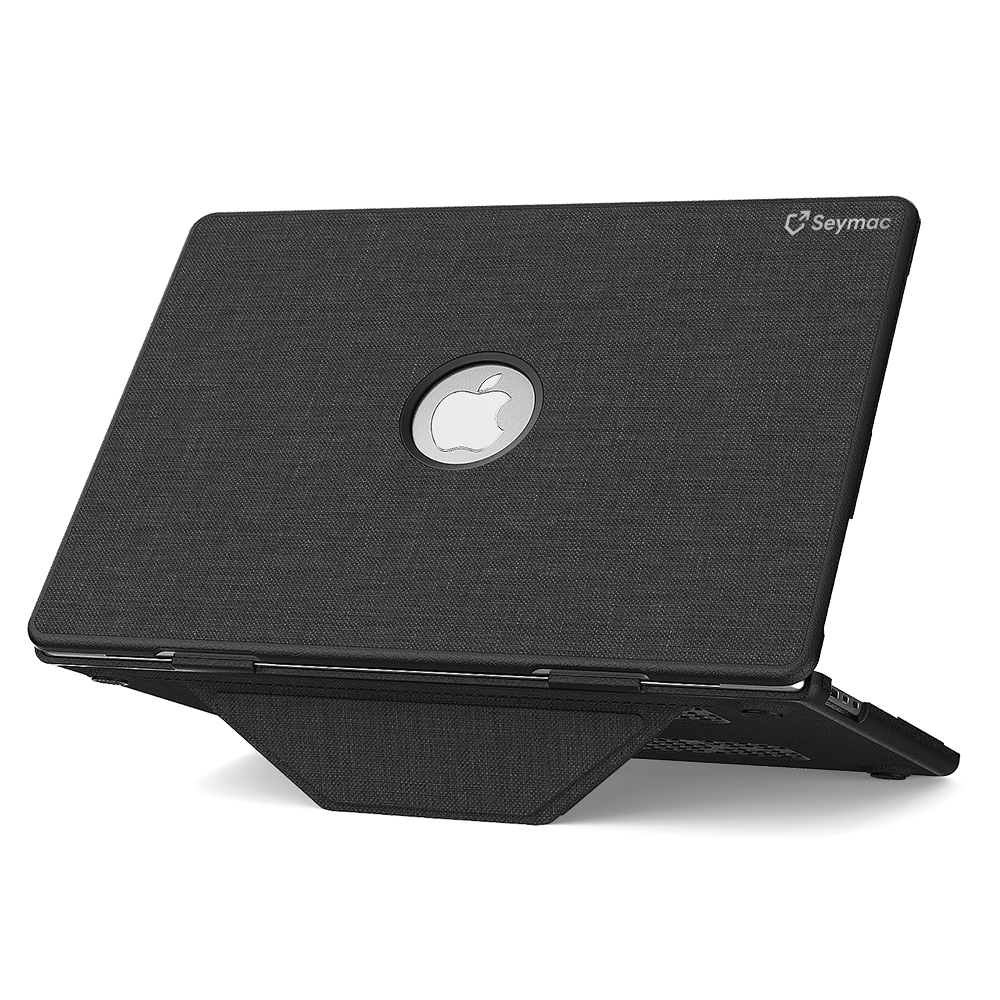 SEYMAC Macbook Air 15-inch (M4, 2025) Case-Fabric Series 2.0-Black