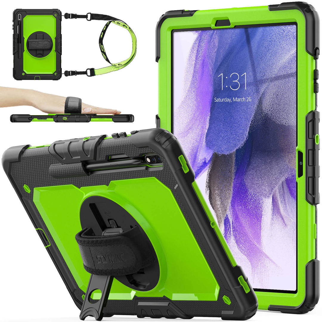 Galaxy Tab S7 Plus/S7 FE 12.4-inch | FORT-S PRO - seymac#colour_greenyellow