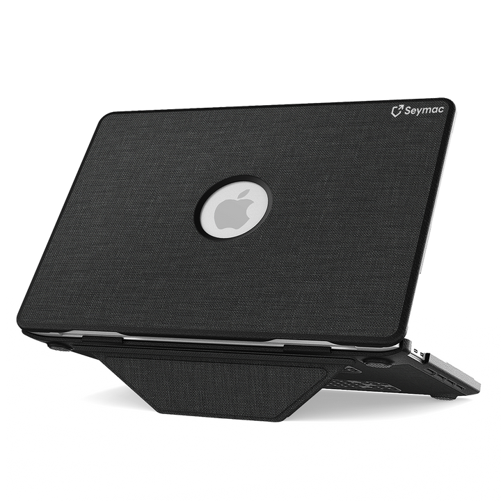 SEYMAC MacBook Pro 13 Inch Case (2018-2022)-Fabric Series 2.0-Black