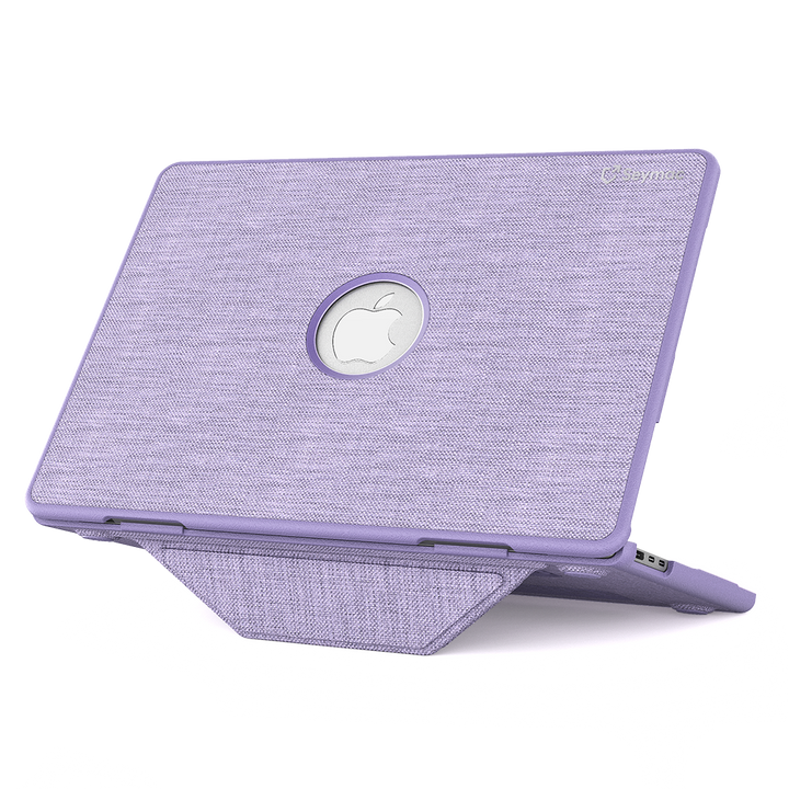 SEYMAC Macbook Air 13.6 Inch Case (2022/2024)-Fabric Series 2.0-Purple