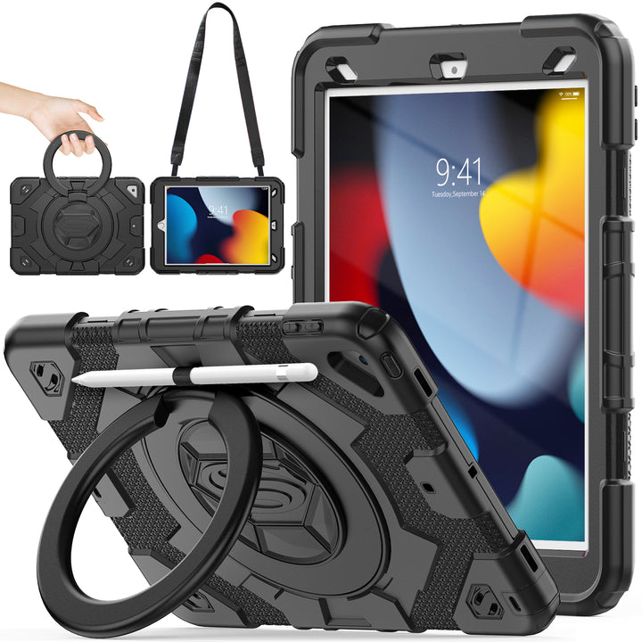 SEYMAC iPad 10.2 Inch Case (2019/2020/2021)-Hero-G Series-Black-SEYMAC