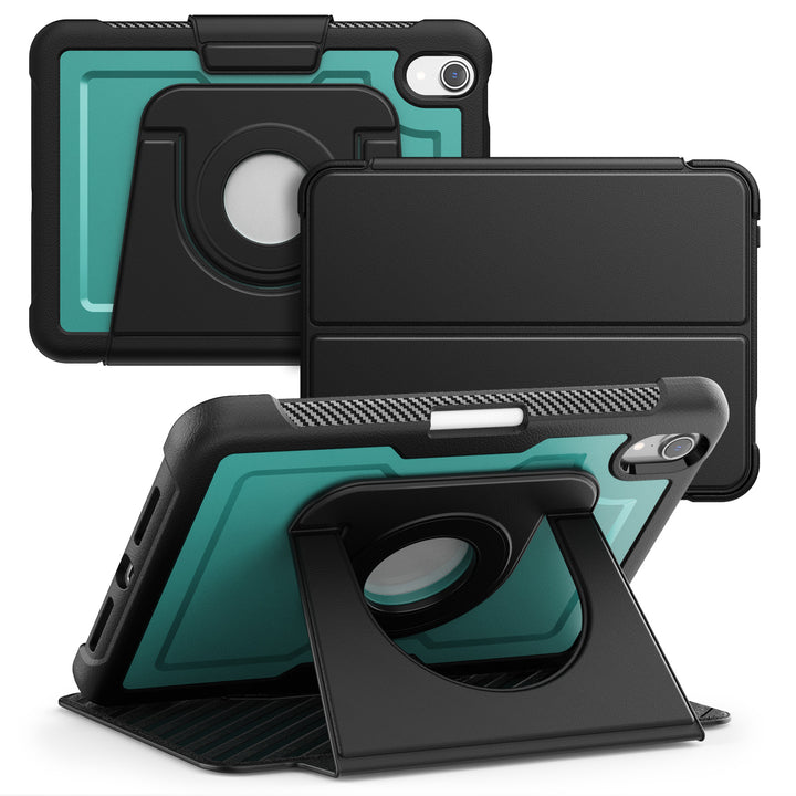 SEYMAC iPad Mini A17 Pro/6th Gen 8.3 Inch Case (2024&2021)-TPU-C Series-Dusty Teal