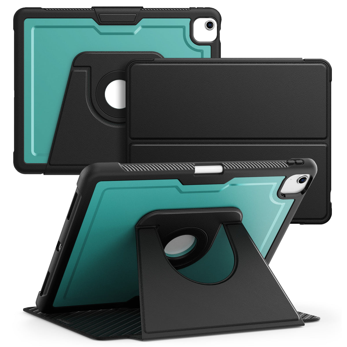 SEYMAC iPad Air 13 Inch Case (M2/M3) (2024/2025) featuring a detachable cover and multi-angle stand.
