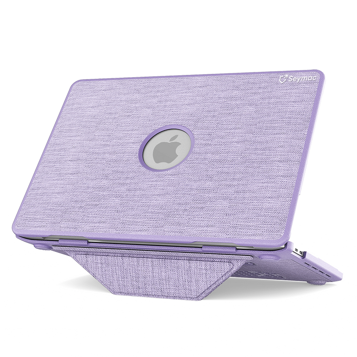 SEYMAC MacBook Pro 13 Inch Case (2018-2022)-Fabric Series 2.0-Purple