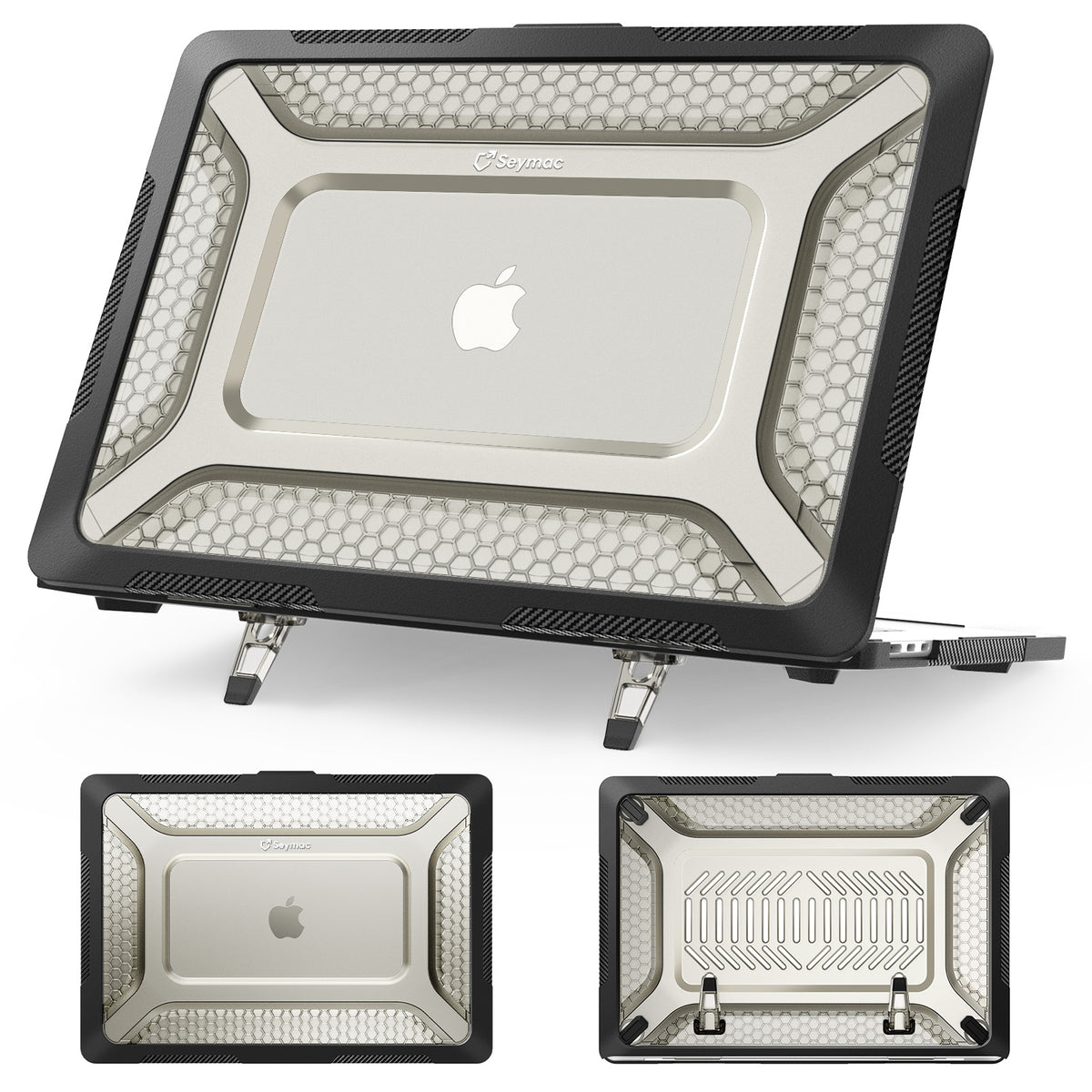 SEYMAC Macbook Air 15-inch (M4, 2025) Case-Honeycomb Series-SEYMAC