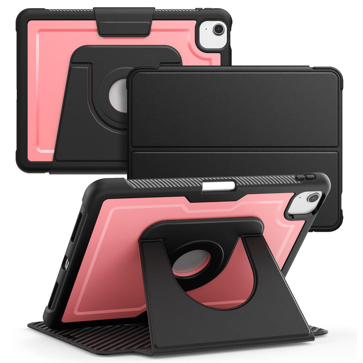 SEYMAC iPad Air 11 Inch Case (M2/M3) (2024/2025) showing multi-angle stand and snap-on magnetic design.