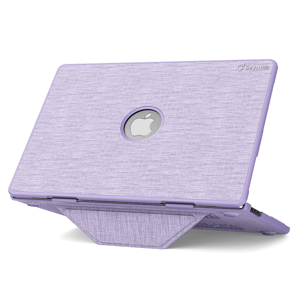 SEYMAC Macbook Air 15-inch (M4, 2025) Case-Fabric Series 2.0-Purple