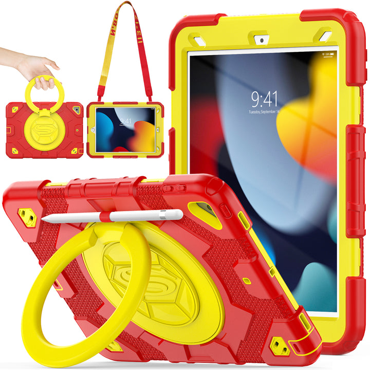 SEYMAC iPad 10.2 Inch Case (2019/2020/2021)-Hero-G Series-HeroRed-SEYMAC