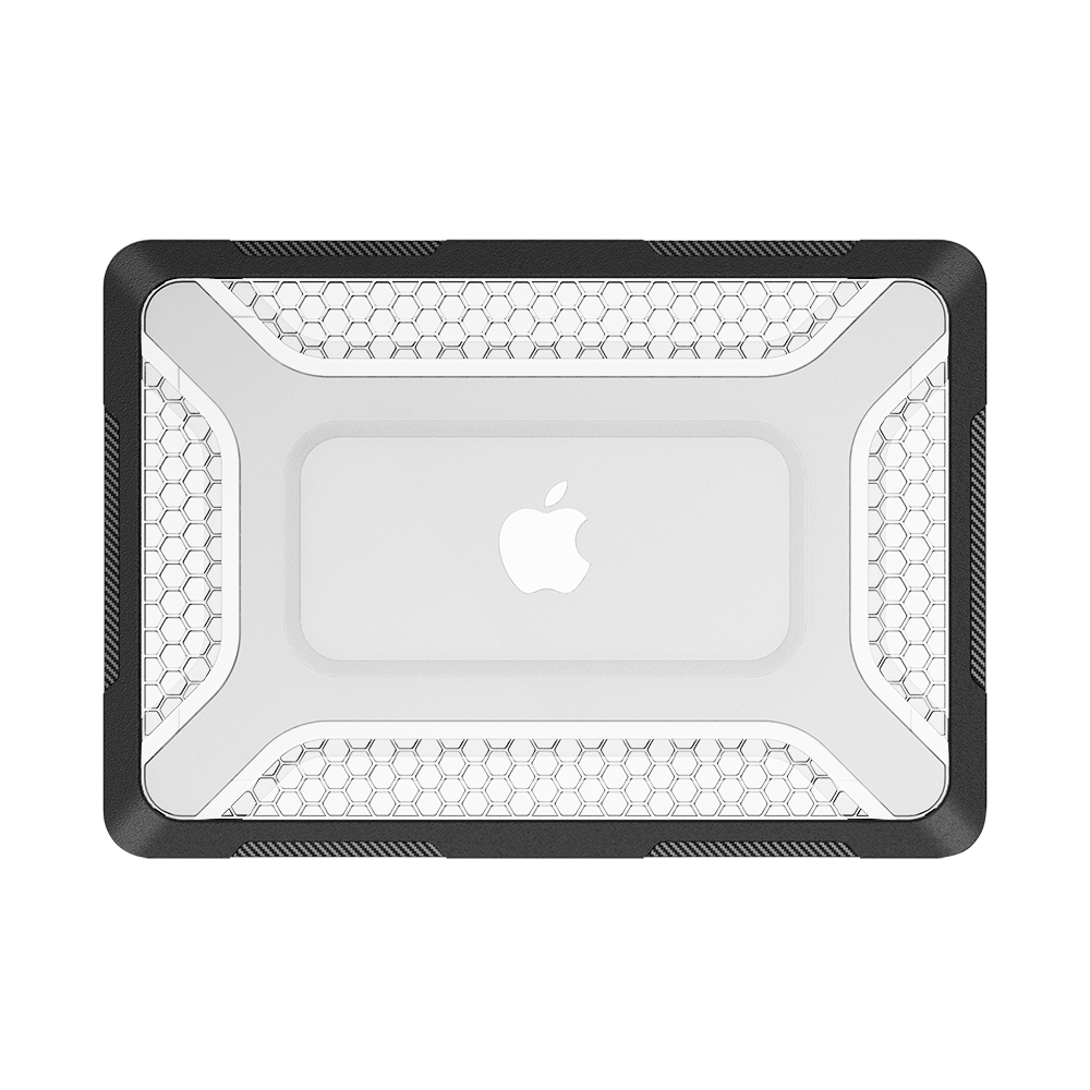 Macbook Air 13-inch (M5/M4/M3/M2) Honeycomb Protection Case with Lightweight Design,Black-t4option0_0