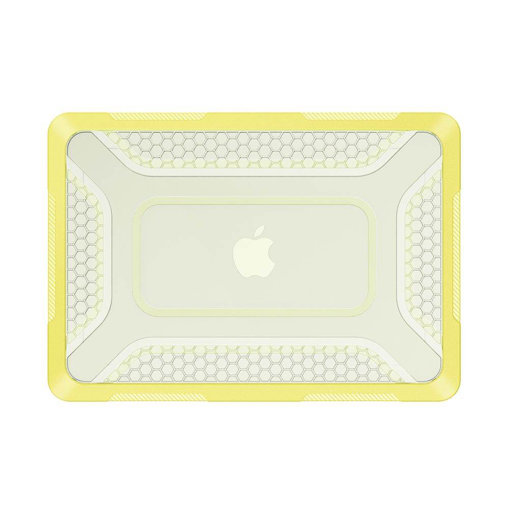 Macbook Air 13-inch (M5/M4/M3/M2) Honeycomb Protection Case with Lightweight Design,Citrus-t4option0_3
