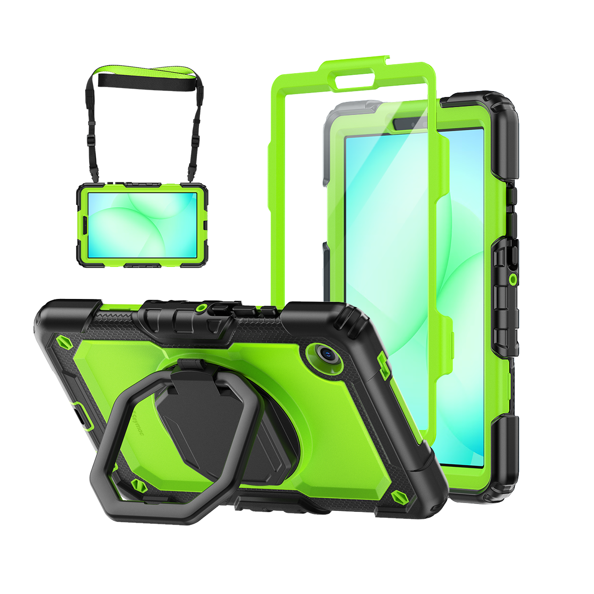 Samsung Galaxy Tab A11 8.7-Inch Rugged Case with 360° Rotating Hand Grip