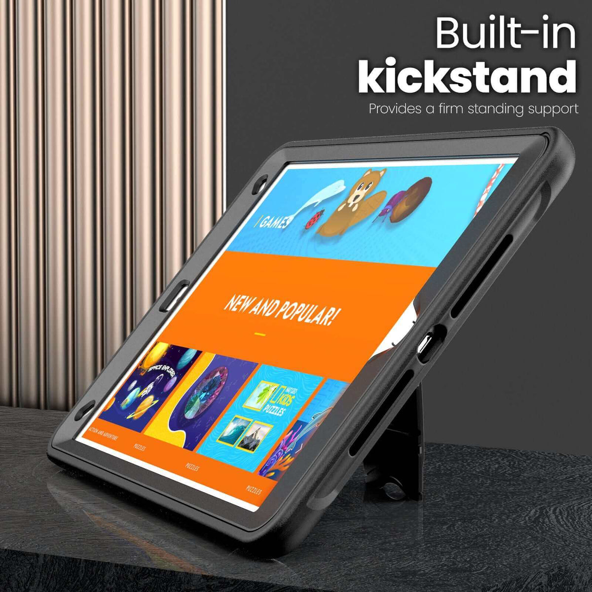 iPad Pro 10.5 Inch Rugged Case with Built‑in Kickstand
