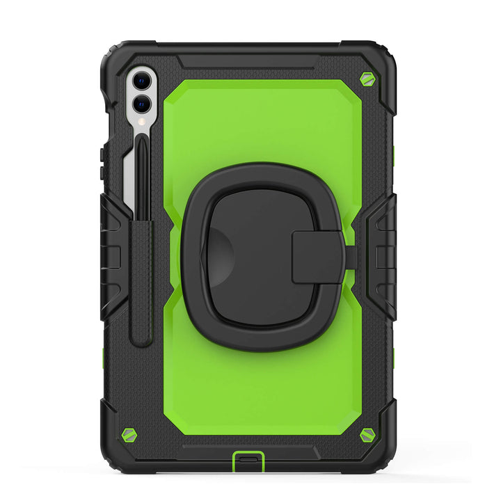 SEYMAC Case for Galaxy Tab S9 Plus | FORT-G PRO#color_greenyellow