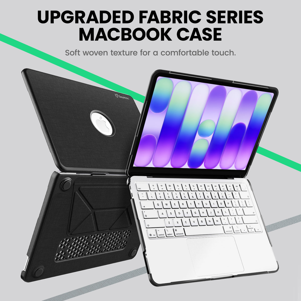 Macbook Neo 13-Inch Fabric Case with Hidden Stand