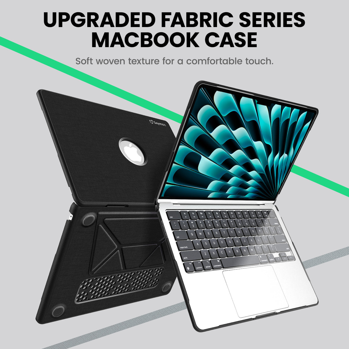 SEYMAC Macbook Air 13-inch (M4, 2025) Case-Fabric Series 2.0-