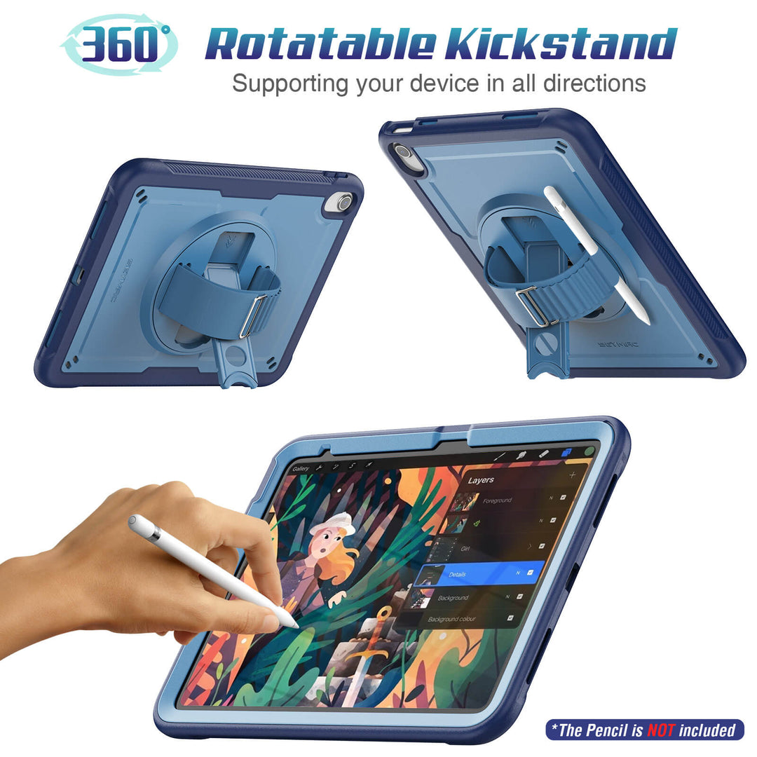 iPad 10th Gen 10.9-inch Case | HEX SHIELD#color_navy-blue