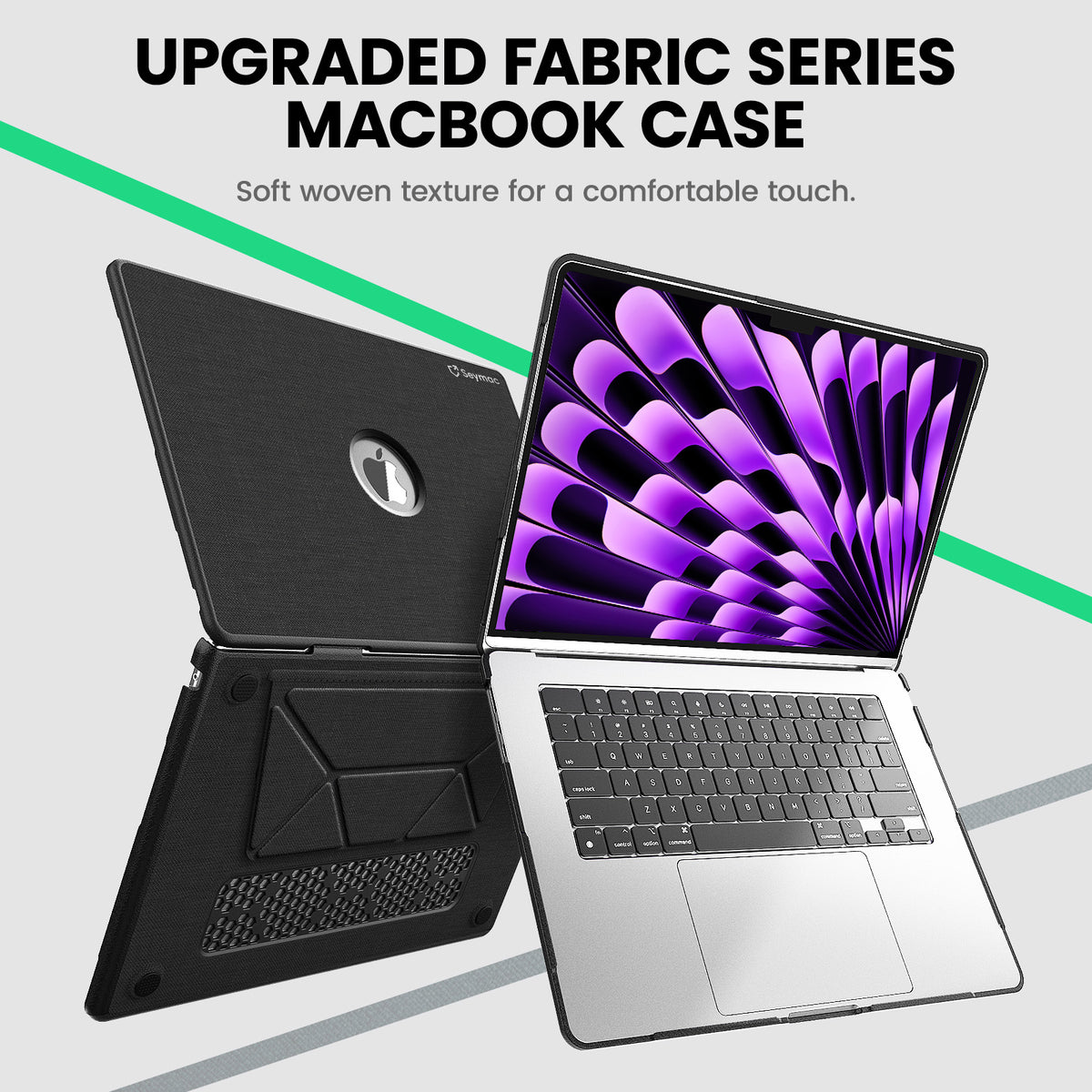SEYMAC Macbook Air 15-inch (M4, 2025) Case-Fabric Series 2.0-