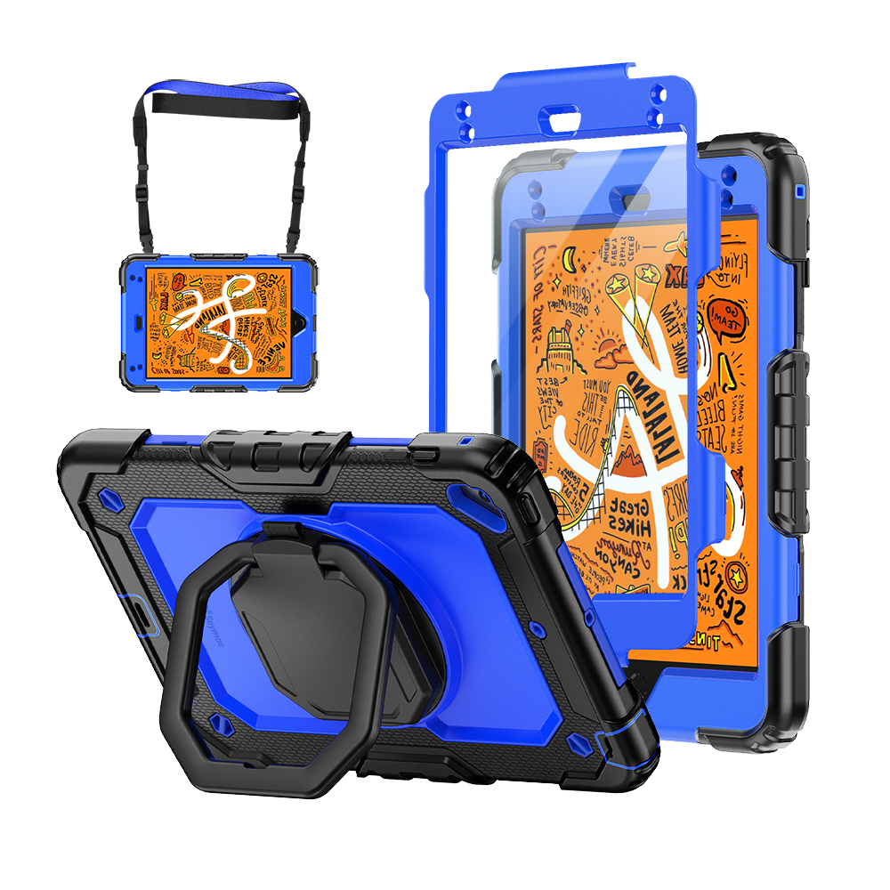 iPad Mini (4th/5th Gen) 7.9-Inch Rugged Case with 360° Rotating Hand Grip
