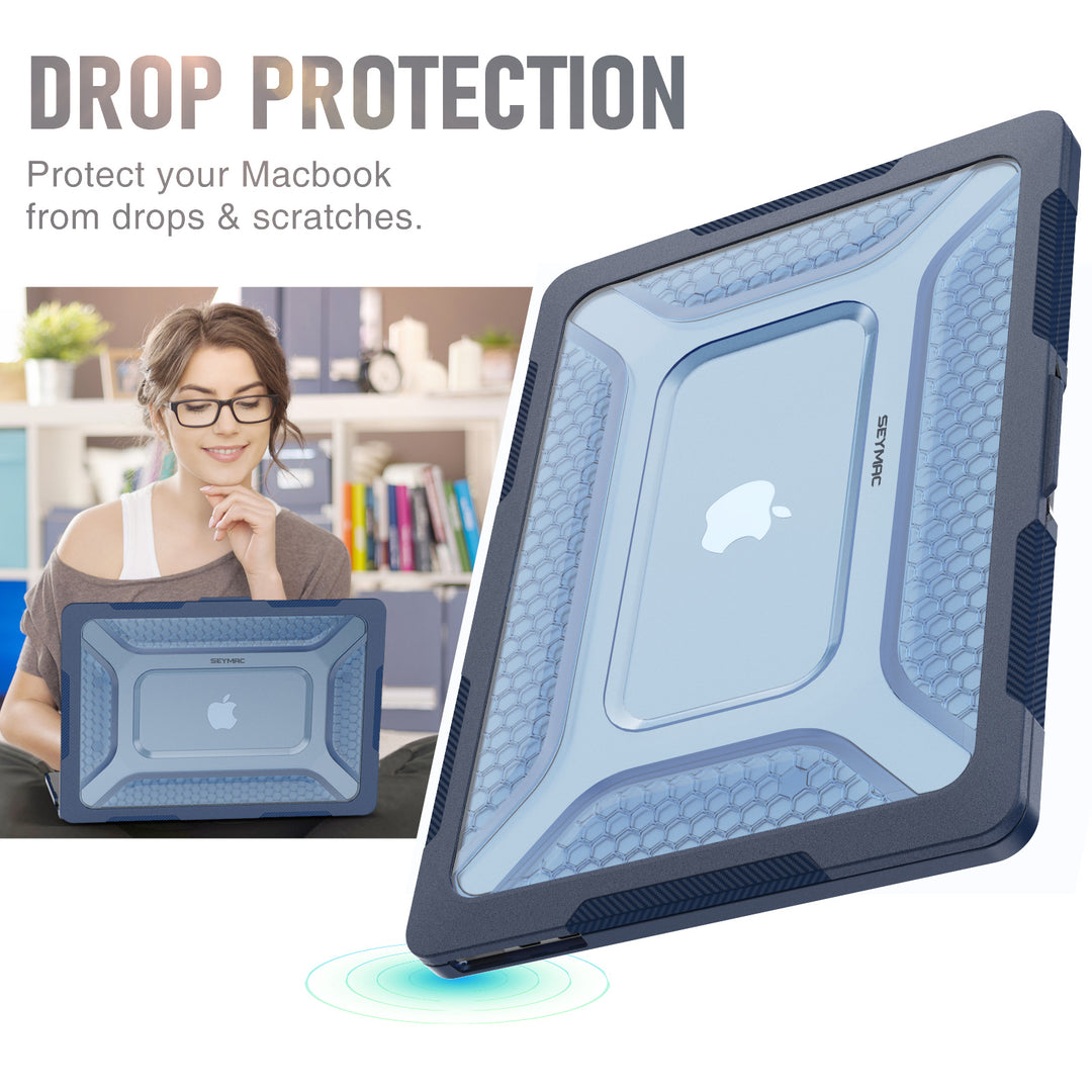SEYMAC Case for MacBook Pro 14" | HEX SHIELD#colour_blue