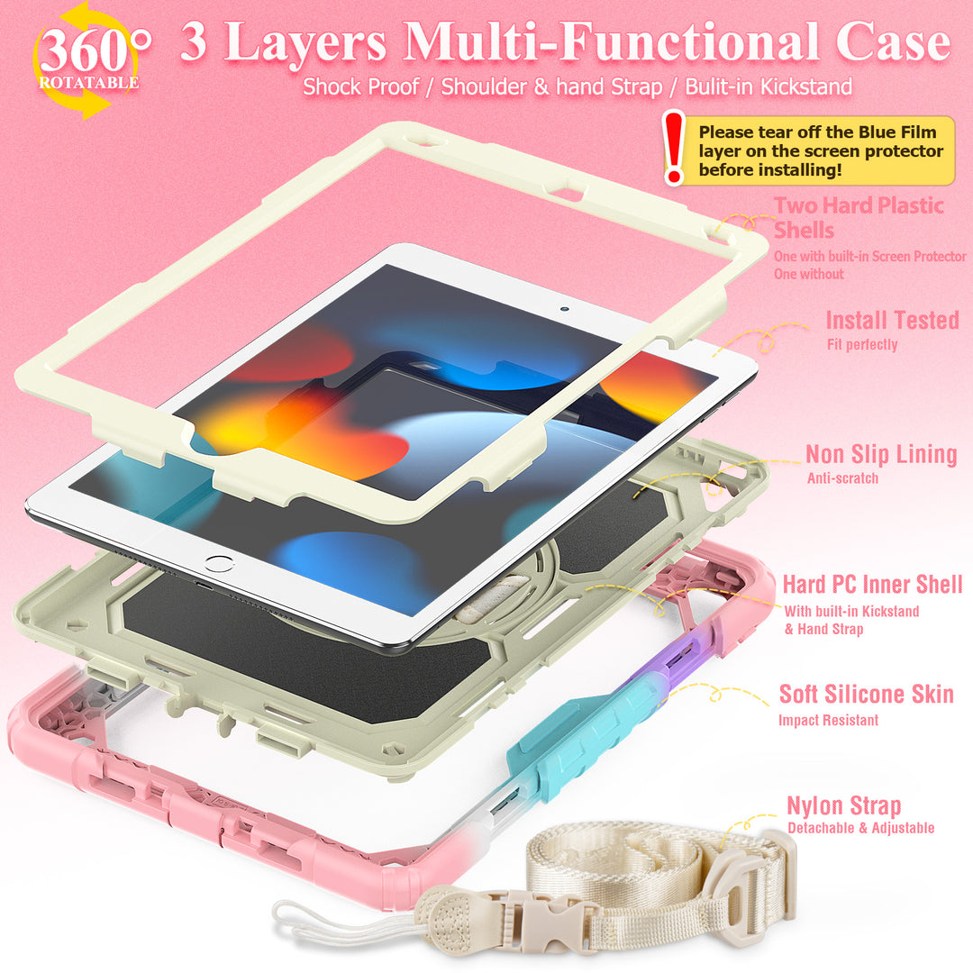 iPad 10.2-inch | FORT-S PRO - seymac#colour_rainbowpink