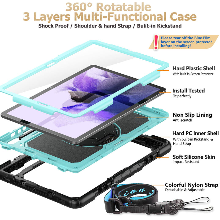 Galaxy Tab S7 Plus/S7 FE 12.4-inch | FORT-S PRO - seymac#colour_skyblue