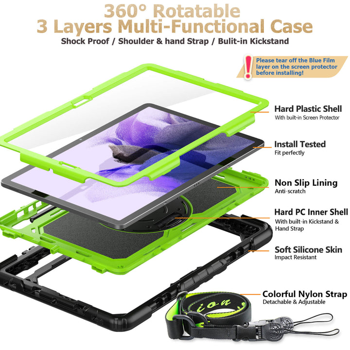 Galaxy Tab S8 Plus 12.4-inch | FORT-S PRO - seymac#colour_greenyellow