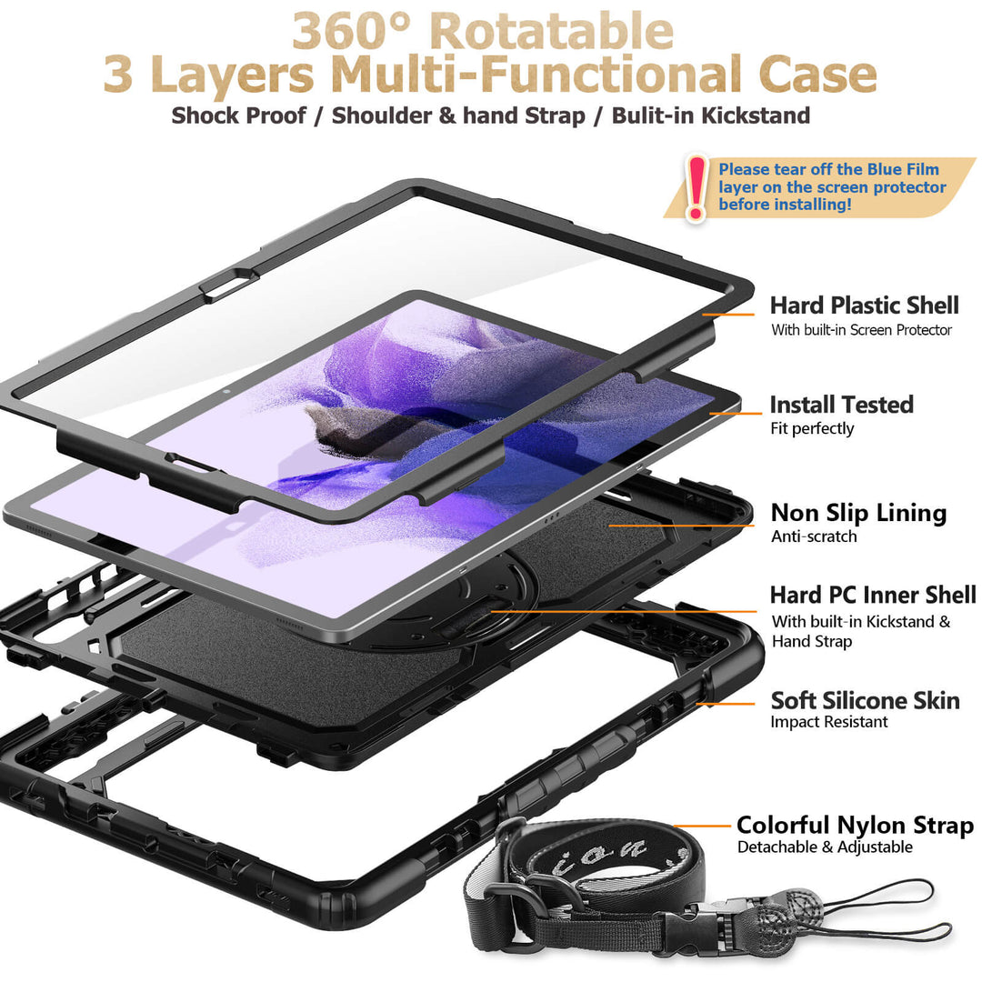 Galaxy Tab S8 Plus 12.4-inch | FORT-S PRO - seymac#colour_black